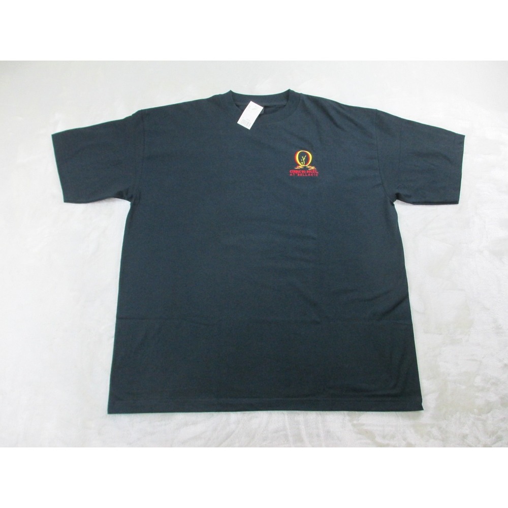 NEW VINTAGE Bellagio Shirt Mens Extra Large Black Cirque Du Soleil*